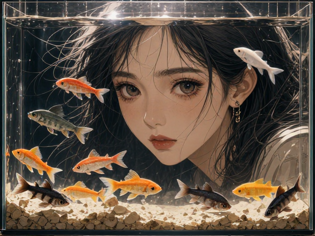 鱼缸用浅色底床更美观?进阶鱼种少量多次喂食技巧分享