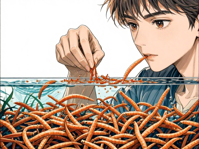 进阶养鱼指南，冷冻红虫喂食与莫斯水草种植技巧