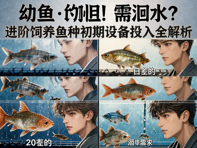 幼鱼开口需洄水？进阶饲养鱼种初期设备投入全解析
