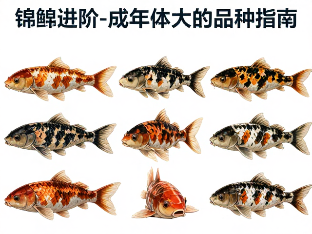 锦鲤进阶饲养，选抗病强、成年体型大的品种指南