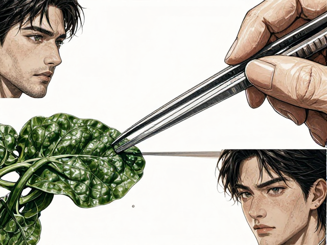 进阶饲养鱼种指南,如何用镊子精准投喂菠菜叶?