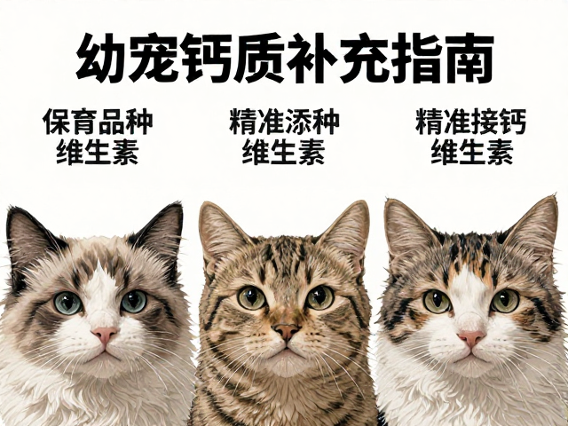 幼宠钙质补充指南,区分保育品种,精准添加钙与维生素