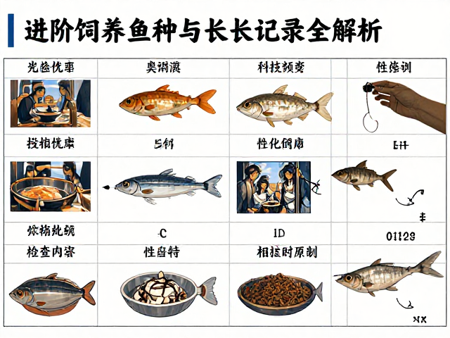 进阶饲养鱼种指南，设备检查与生长记录全解析