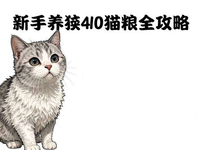新手养猫入门,按健康状况选购专用猫粮全攻略
