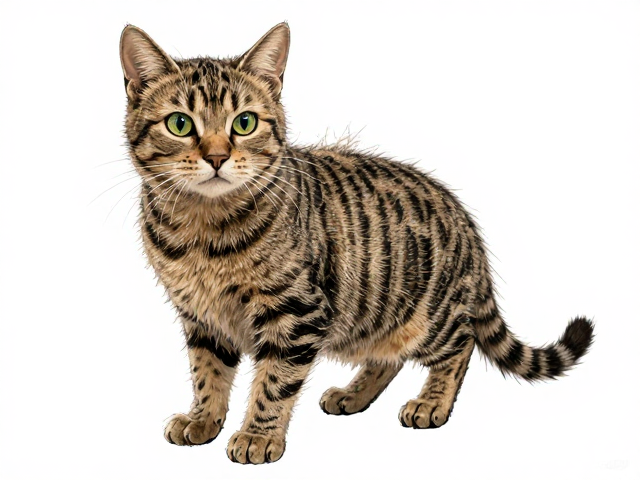 中华田园虎斑猫掉毛严重?定期修剪脚底毛能缓解吗?