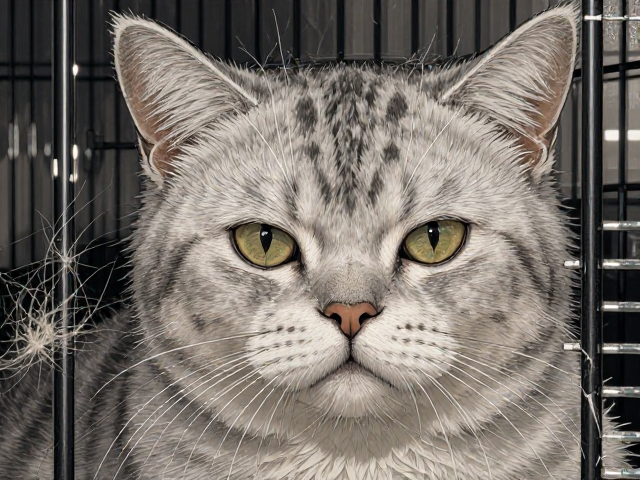 银色虎斑猫掉毛严重吗?如何快速实现笼内适应训练