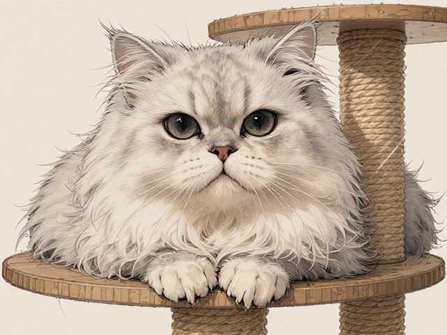 金吉猫掉毛严重?必备猫爬架,眼部清洁攻略,养宠不踩坑