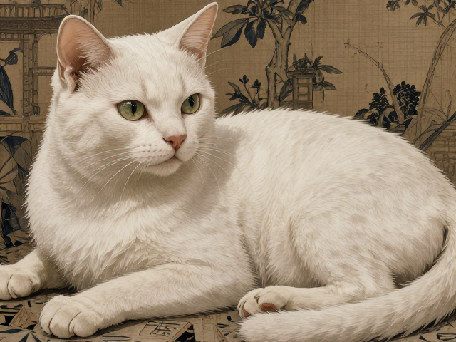 古代猫文化中的温顺安静之猫,为何掉毛少惹人爱?