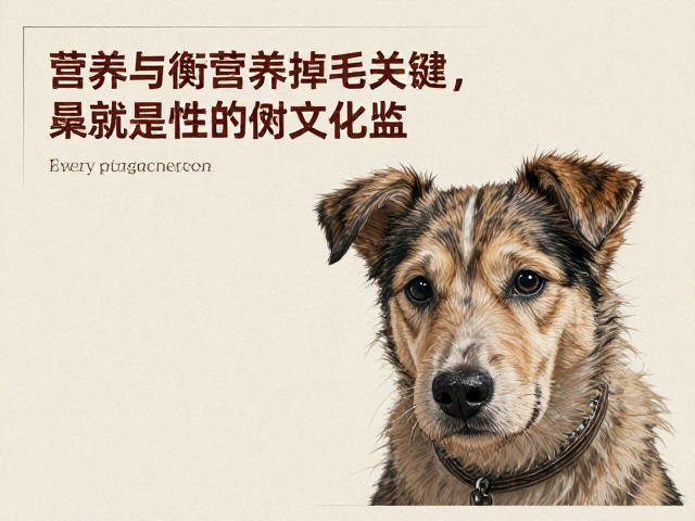 狗狗掉毛严重?营养均衡是关键,附文化象征解读