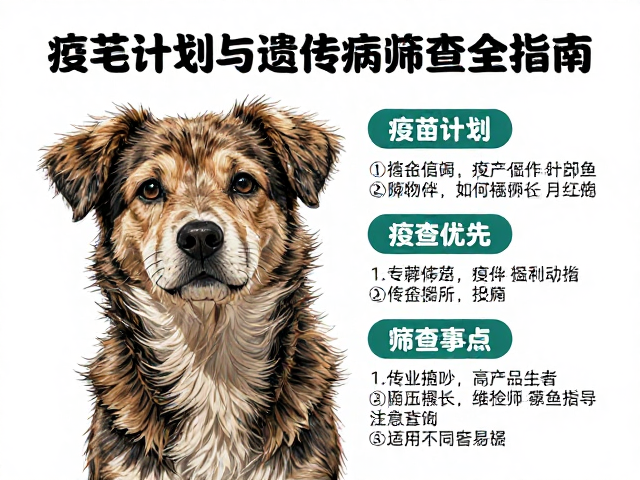 幼犬掉毛正常吗?疫苗计划与遗传病筛查全指南