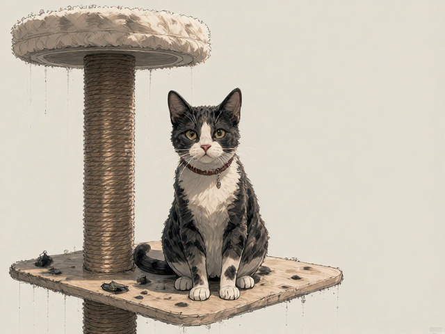 猫爬架必备!解决猫咪掉毛烦恼,丰富环境更健康