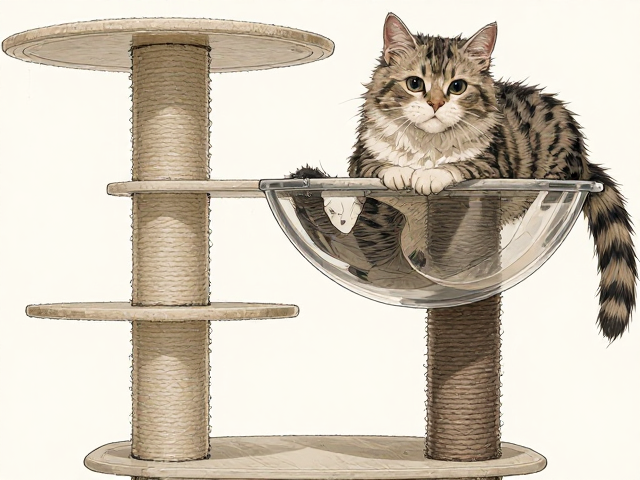 猫爬架必备!解决猫咪掉毛烦恼,丰富环境更健康