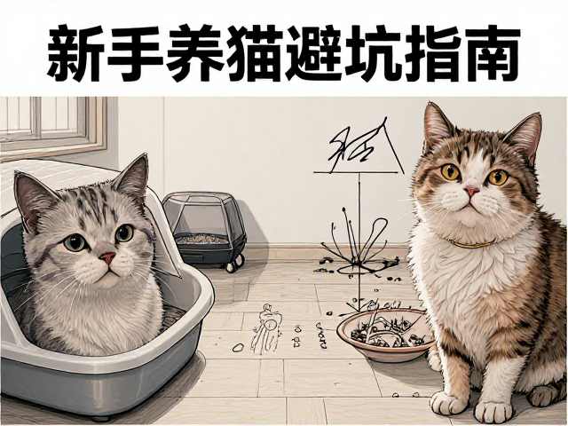 新手养猫避坑指南,应对掉毛、猫砂盆选择与定期驱虫全解析