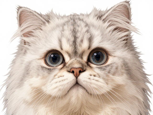 波斯猫泪痕处理,大圆眼易掉毛?资深铲屎官的护理指南