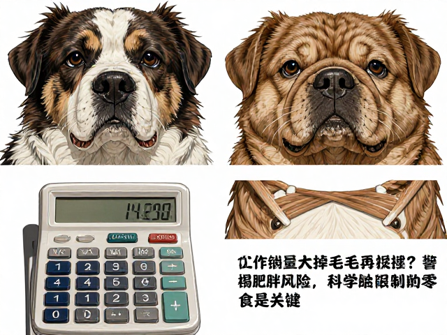 狗狗掉毛严重?警惕肥胖风险,科学限制零食是关键