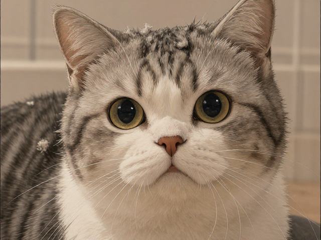 猫咪掉毛严重？打造安全室内空间，呵护圆润大眼睛