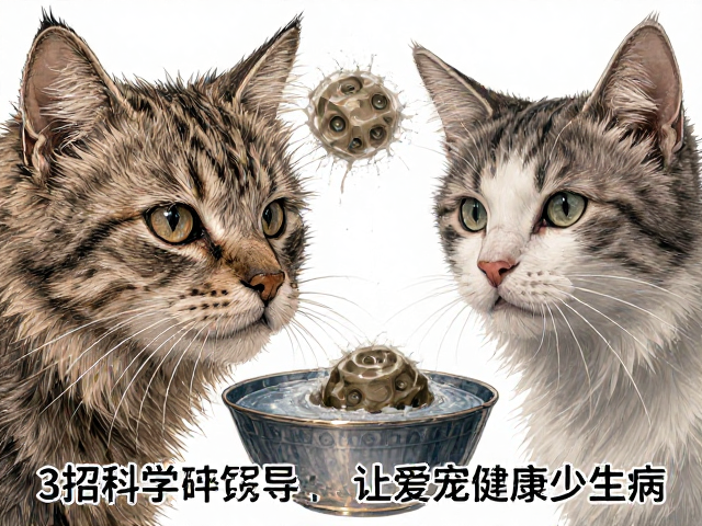 野生猫种掉毛严重?3招科学饮水引导,让爱宠健康少生病