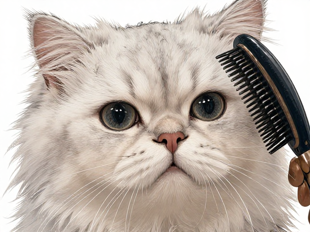 金吉猫掉毛怎么办？针梳排梳搭配眼部清洁，告别毛躁泪痕