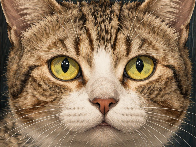 猫掉毛严重怎么办？黄绿眼猫咪每日梳理防打结指南