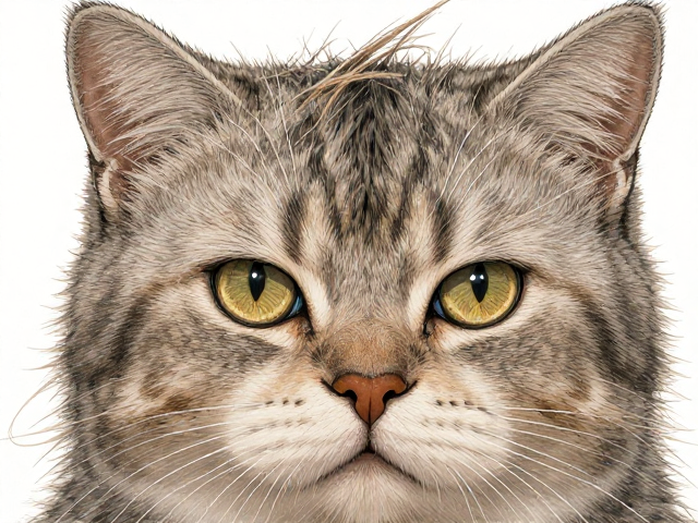猫掉毛严重怎么办?黄绿眼猫咪每日梳理防打结指南