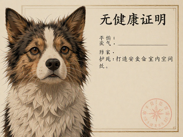 宠物掉毛严重?查看健康证明,打造安全室内空间