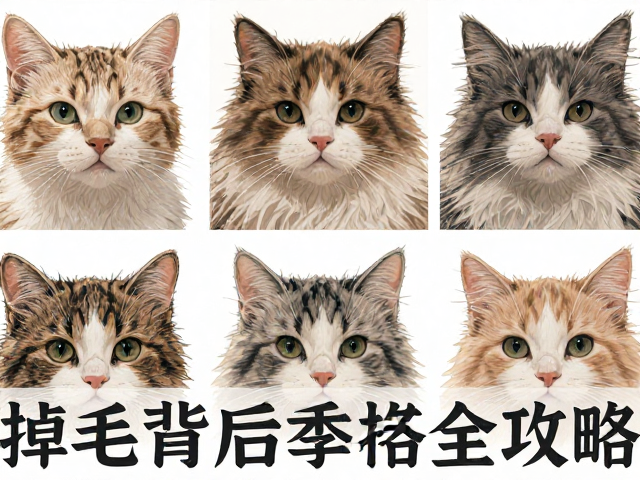 猫咪掉毛严重?选安静舒适或活泼好动品种全攻略