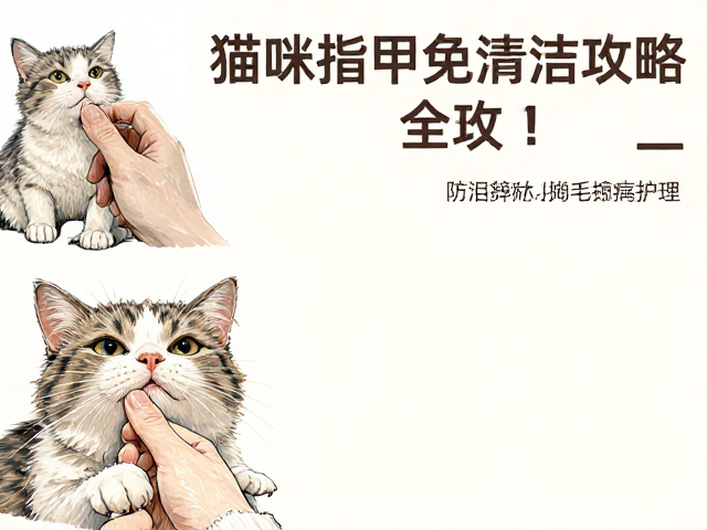 新手必看!猫咪剪指甲适应、防泪痕清洁与掉毛处理全攻略