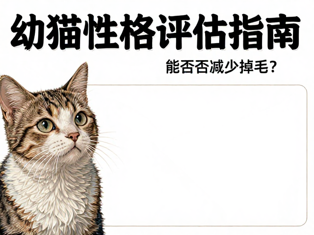 幼猫性格评估指南,专用猫粮能否减少掉毛?