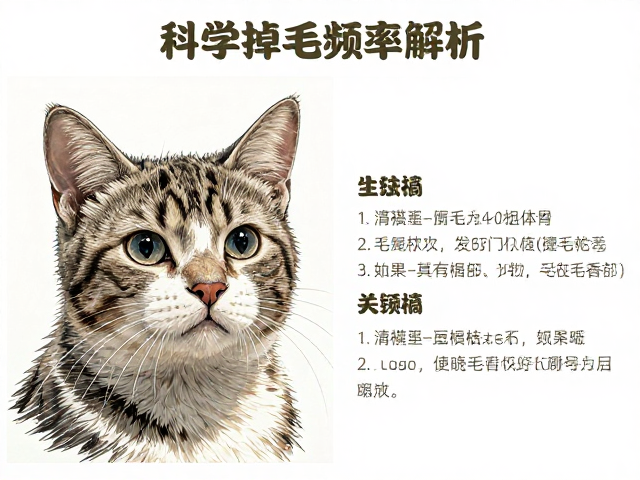 虎斑猫掉毛怎么办?科学梳毛频率解析,毛发更顺滑