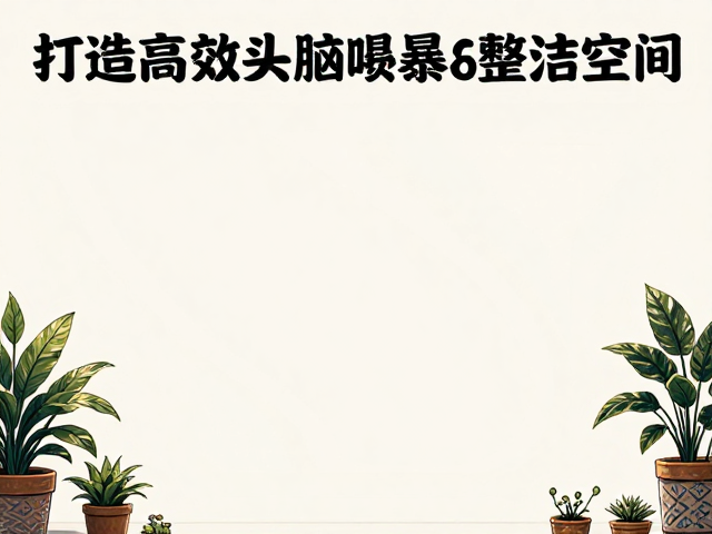 办公日常清洁指南，打造高效头脑风暴的整洁空间