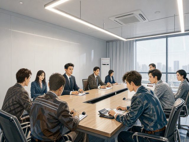 办公装修灵感,明亮专注风多功能会议室设计,提升效率与创意