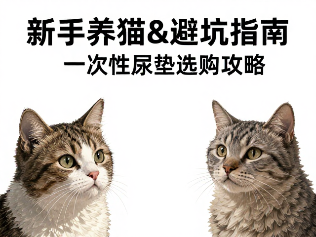专用猫粮搭配低尘尿垫,新手养猫避坑指南与一次性尿垫选购攻略