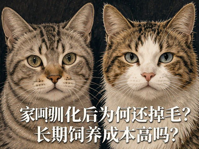 家猫驯化后为何还掉毛？长期饲养成本高吗？