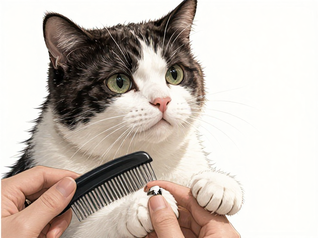 奶牛猫掉毛严重?修剪指甲与护理全攻略