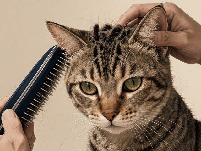 虎斑猫掉毛严重？掌握毛发梳理秘籍，告别满地猫毛