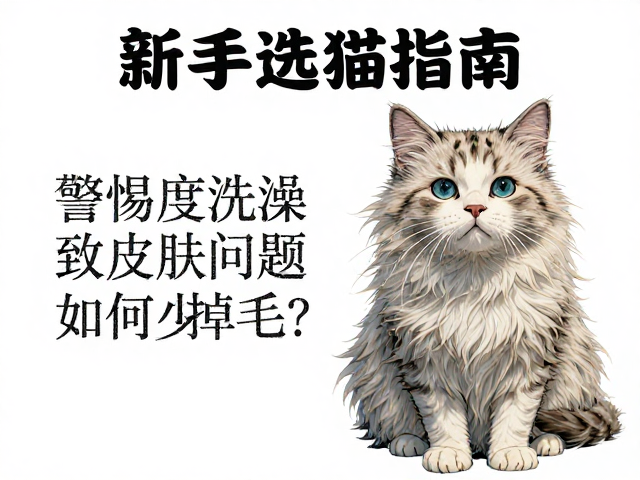 新手选猫指南,警惕过度洗澡致皮肤问题,如何减少掉毛?
