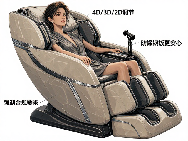 可躺按摩椅怎么选？扶手4D/3D/2D调节对比，防爆钢板更安心