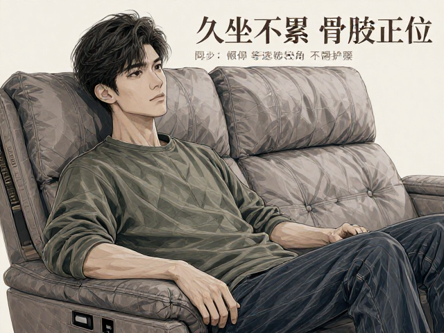 可躺沙发怎么选?同步倾仰,骨盆正位,久坐不累更护腰