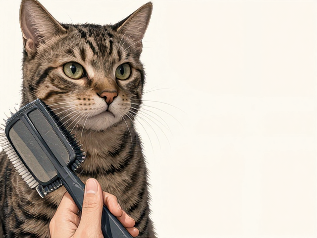 棕色虎斑猫掉毛严重?每日梳理防打结攻略