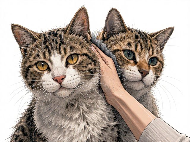 猫咪掉毛严重?每日梳理防打结,控制体重,告别家中浮毛困扰