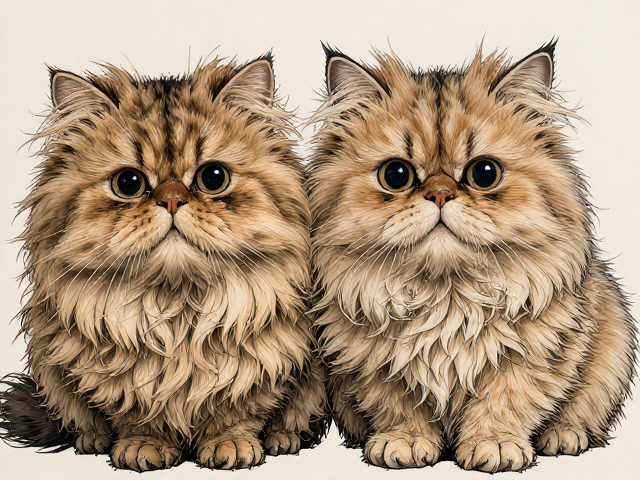 波斯猫改良后掉毛少吗？如何训练定点排泄