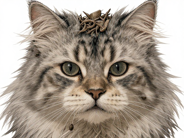 长毛猫掉毛严重?试试适量湿粮,缓解打结让毛发更蓬松