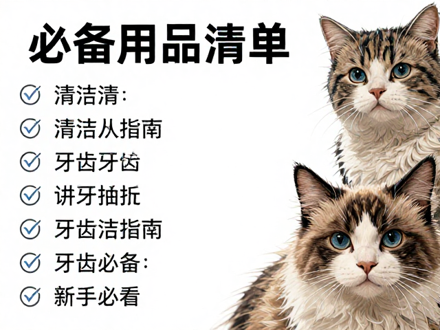 猫咪掉毛严重？必备用品清单，牙齿清洁指南，新手必看！