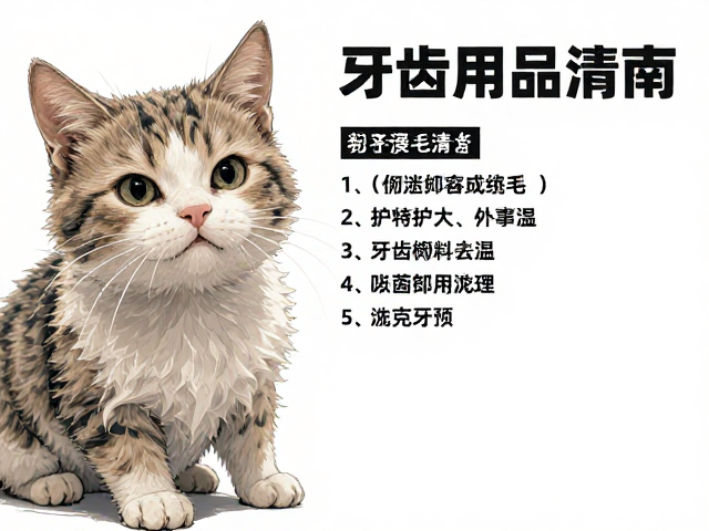 猫咪掉毛严重？必备用品清单，牙齿清洁指南，新手必看！
