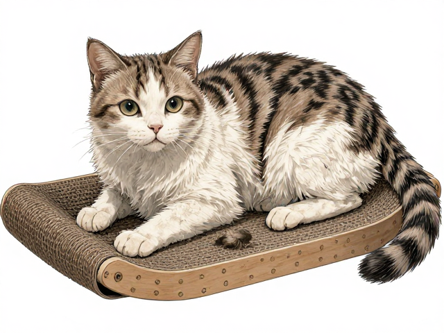 猫咪掉毛严重?抚摸按摩配合猫抓板配置,轻松解决毛发问题