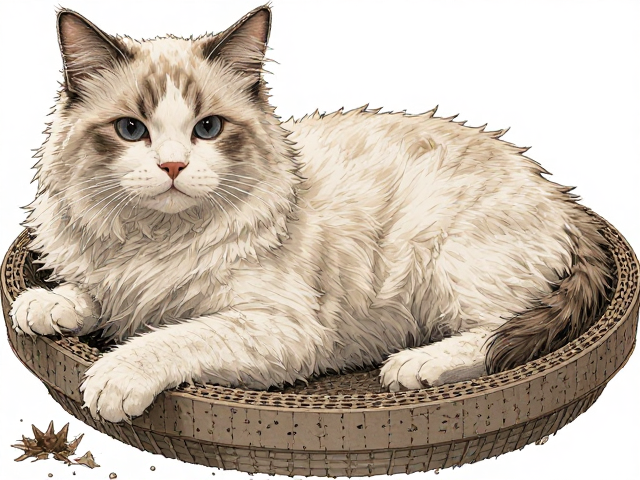 猫咪掉毛严重?抚摸按摩配合猫抓板配置,轻松解决毛发问题
