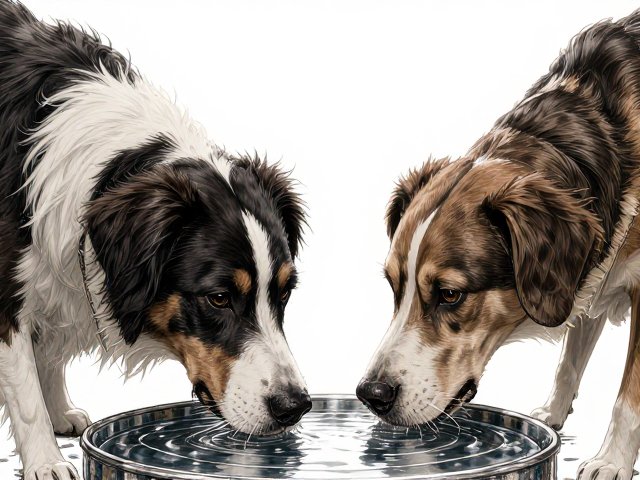 19世纪宠物犬饮水引导,如何科学解决掉毛问题?