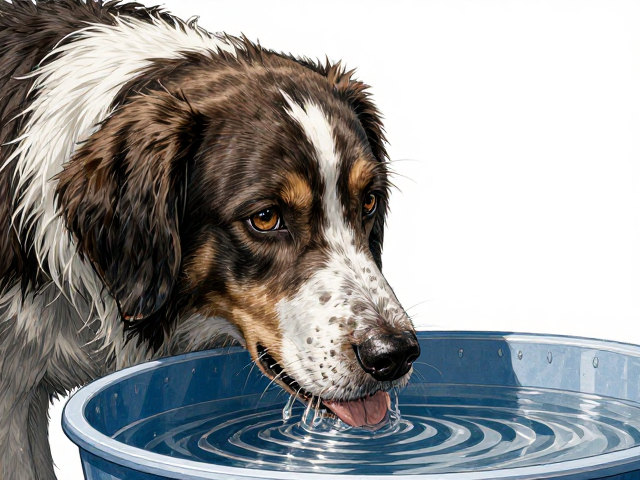 19世纪宠物犬饮水引导，如何科学解决掉毛问题？