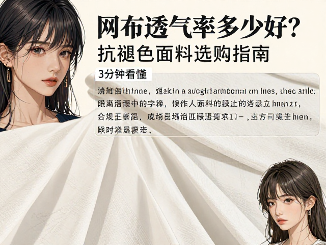 网布透气率多少好？抗褪色面料选购指南，3分钟看懂