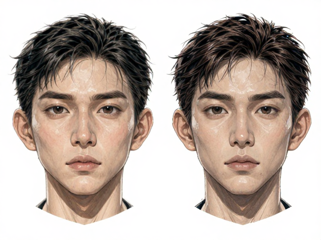 面部整形科普,头部特征与颈部线条协调,微调脸型更自然